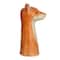 Hello Honey® 11" Orange Hand-Painted Decorative Stoneware Fox Vase